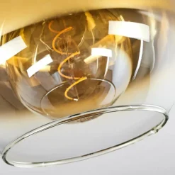 hofstein Plafonnier Verre 25 cm Koyoto Or, Clair, 1 lumière