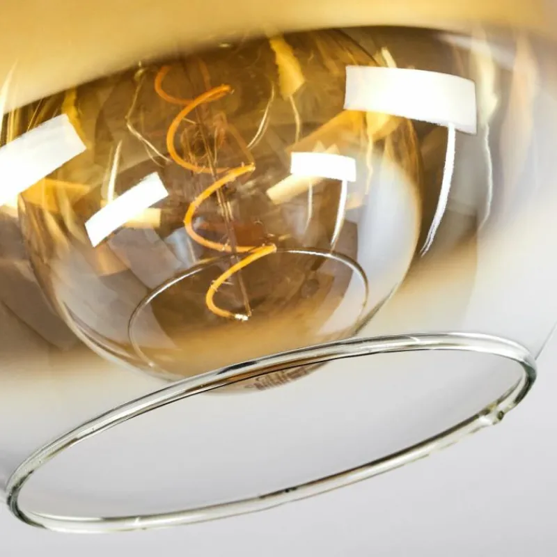 hofstein Plafonnier Verre 25 cm Koyoto Or, Clair, 1 lumière