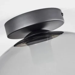 Suspension Verre Fumé-hofstein Plafonnier Verre 30 cm Koyoto Clair, Fumé, 1 lumière