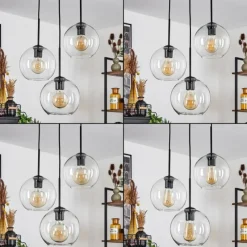 hofstein Plafonnier Verre 20 cm Koyoto Clair, 3 lumières