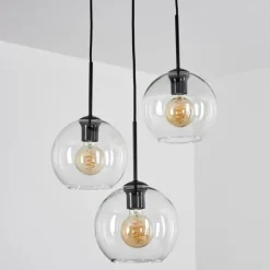 hofstein Plafonnier Verre 20 cm Koyoto Clair, 3 lumières