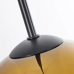 hofstein Plafonnier Verre 20 cm Koyoto Or, Clair, 3 lumières