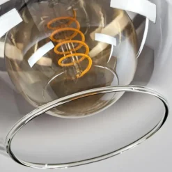 Suspension Verre Fumé-hofstein Plafonnier Verre 20 cm Koyoto Clair, Fumé, 1 lumière