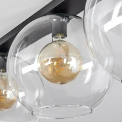 hofstein Plafonnier Verre 30 cm Koyoto Clair, 4 lumières