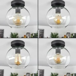 hofstein Plafonnier Verre 20 cm Koyoto Clair, 1 lumière