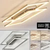hofstein Plafonnier Veyrier LED Acier brossé, 2 lumières