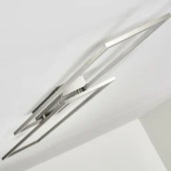 hofstein Plafonnier Veyrier LED Acier brossé, 2 lumières* Éclairage Led