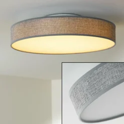 Lampes En Tissu-hofstein Plafonnier Victoria LED Blanc, 1 lumière