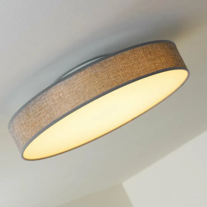 Lampes En Tissu-hofstein Plafonnier Victoria LED Blanc, 1 lumière