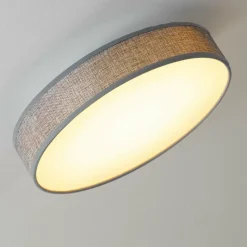 Lampes En Tissu-hofstein Plafonnier Victoria LED Blanc, 1 lumière
