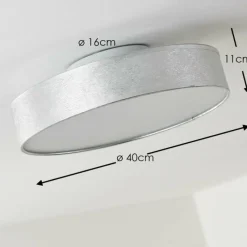 Lampes En Tissu-hofstein Plafonnier Victoria LED Blanc, 1 lumière