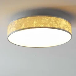 Lampes En Tissu-hofstein Plafonnier Victoria LED Blanc, 1 lumière