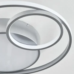 hofstein Plafonnier Vignier LED Titane, 1 lumière