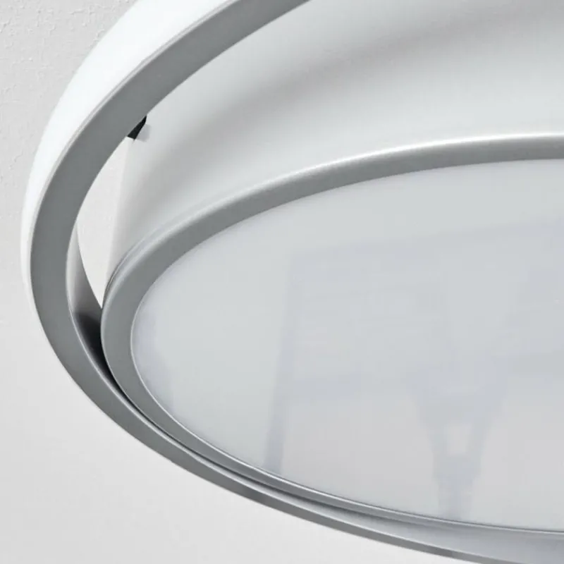 hofstein Plafonnier Vignier LED Titane, 1 lumière