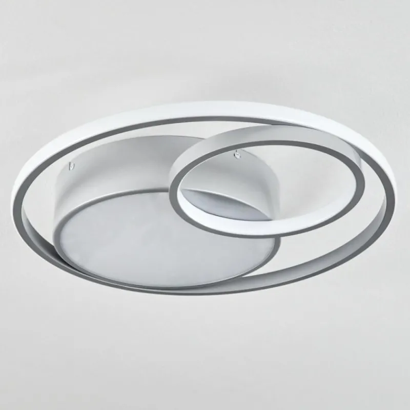 hofstein Plafonnier Vignier LED Titane, 1 lumière