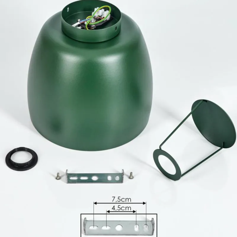 Lampes Dorées-hofstein Plafonnier Viking Vert, 1 lumière