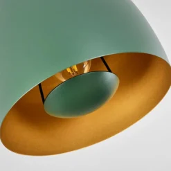 Lampes Dorées-hofstein Plafonnier Viking Vert, 1 lumière