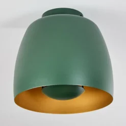 Lampes Dorées-hofstein Plafonnier Viking Vert, 1 lumière