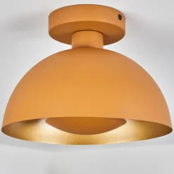 Lampes Dorées-hofstein Plafonnier Vivian Ocre, 1 lumière