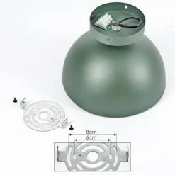 Lampes Dorées-hofstein Plafonnier Vivian Vert, 1 lumière