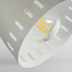 hofstein Plafonnier Vlissingen Chrome, Gris, 2 lumières