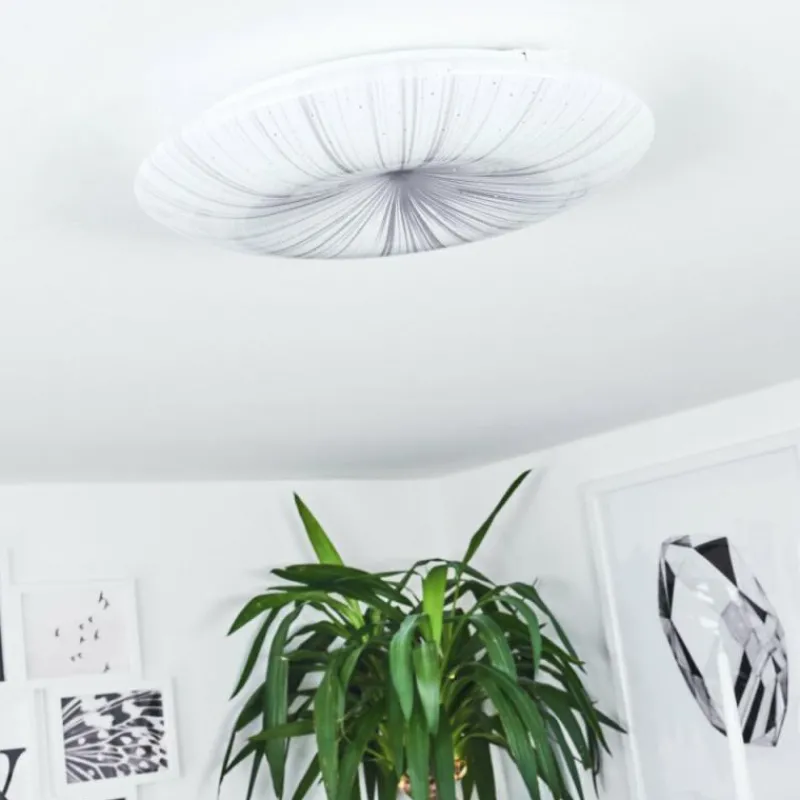 hofstein Plafonnier Vogorno LED Blanc, 1 lumière