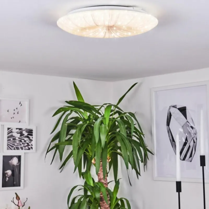 hofstein Plafonnier Vogorno LED Blanc, 1 lumière