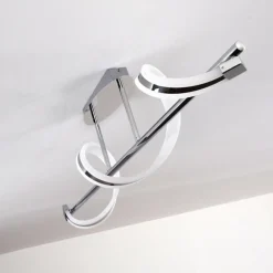 hofstein Plafonnier Vora LED Chrome, 1 lumière