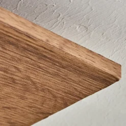 hofstein Plafonnier Vouhet Brun, Couleur bois, Noir, 4 lumières