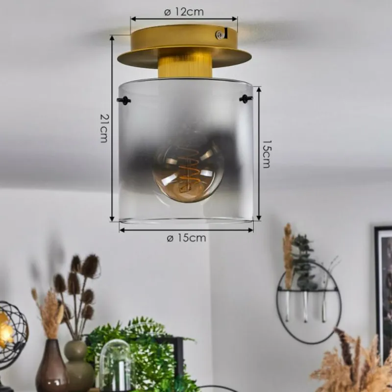 Lampes Dorées-hofstein Plafonnier Vuoltu Or, 1 lumière