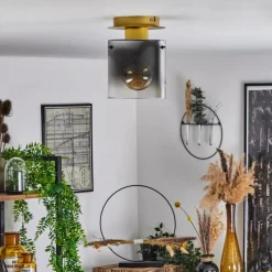 Lampes Dorées-hofstein Plafonnier Vuoltu Or, 1 lumière