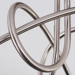 Suspension Verre Fumé-hofstein Plafonnier Warga LED Nickel mat, 3 lumières