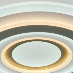 hofstein Plafonnier Wawo LED Blanc, 1 lumière, Télécommandes* Éclairage Led