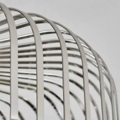 Lampes Industrielles-hofstein Plafonnier Wemude Argenté, 1 lumière