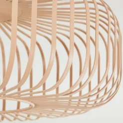 Luminaires Scandinaves-hofstein Plafonnier Wemude Beige, Noir, 1 lumière