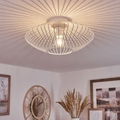 hofstein Plafonnier Wemude Blanc, 1 lumière