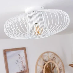 hofstein Plafonnier Wemude Blanc, 1 lumière