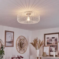 hofstein Plafonnier Wemude Blanc, 1 lumière