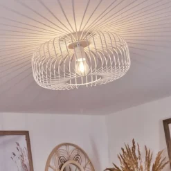 hofstein Plafonnier Wemude Blanc, 1 lumière