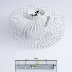 hofstein Plafonnier Wemude Blanc, 1 lumière