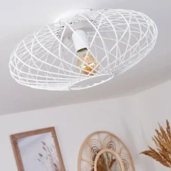 hofstein Plafonnier Wemude Blanc, 1 lumière