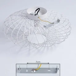 hofstein Plafonnier Wemude Blanc, 1 lumière