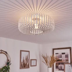 hofstein Plafonnier Wemude Blanc, 1 lumière