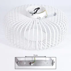 hofstein Plafonnier Wemude Blanc, 1 lumière