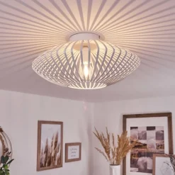 hofstein Plafonnier Wemude Blanc, 1 lumière