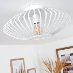 hofstein Plafonnier Wemude Blanc, 1 lumière