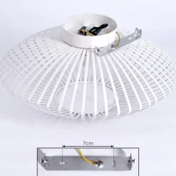 hofstein Plafonnier Wemude Blanc, 1 lumière