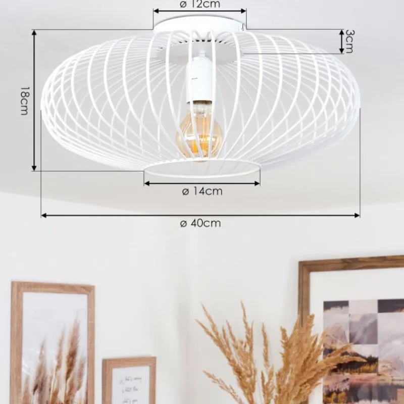 hofstein Plafonnier Wemude Blanc, 1 lumière