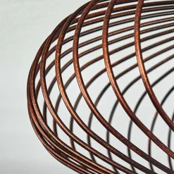 Lampes Vintages & Rétros-hofstein Plafonnier Wemude Cuivre, Noir, 1 lumière