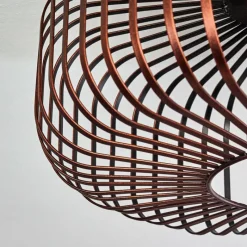 Lampes Vintages & Rétros-hofstein Plafonnier Wemude Cuivre, Noir, 1 lumière